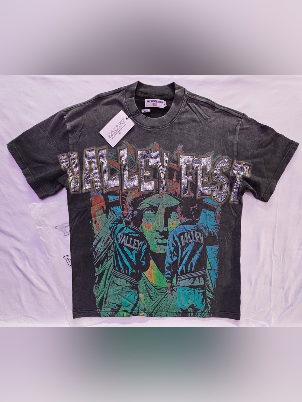 Valley Fest Graphic Tee - Ash color